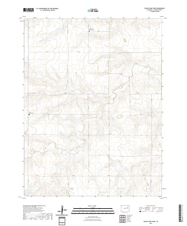 Walks Camp Park topographic map thumbnail