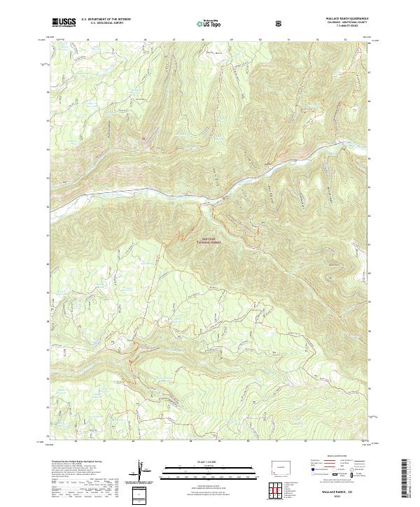 Wallace Ranch 2022 topographic map thumbnail