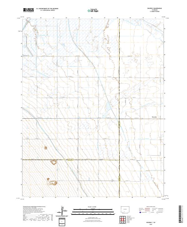 Waverly 2022 topographic map thumbnail