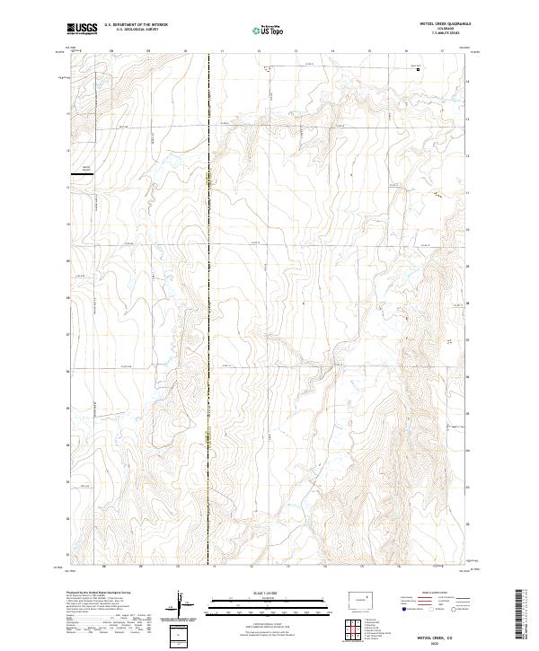 Wetzel Creek topographic map thumbnail
