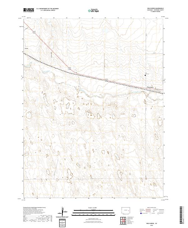 Wild Horse 2022 topographic map thumbnail