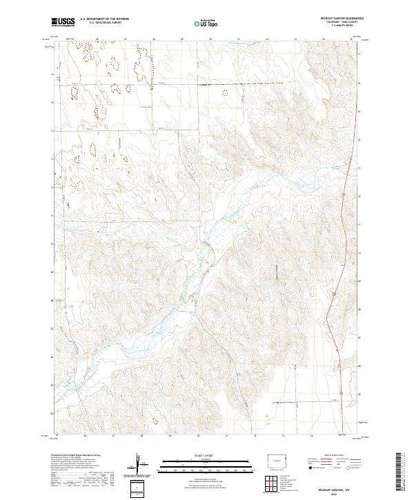 Wildcat Canyon topographic map thumbnail