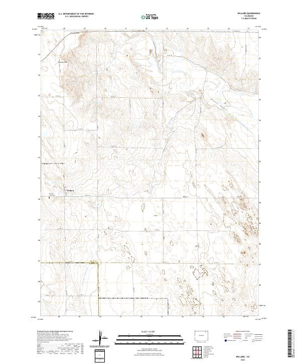Willard 2022 topographic map thumbnail