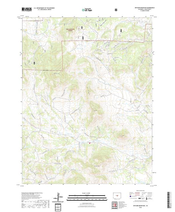 Witcher Mountain 2022 topographic map thumbnail