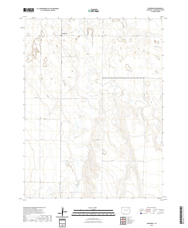 Woodrow 2022 topographic map thumbnail