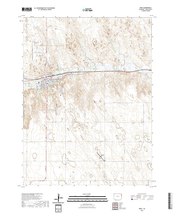 Wray 2022 topographic map thumbnail