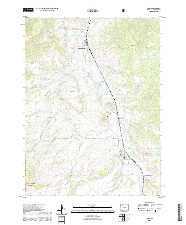 Yampa 2022 topographic map thumbnail
