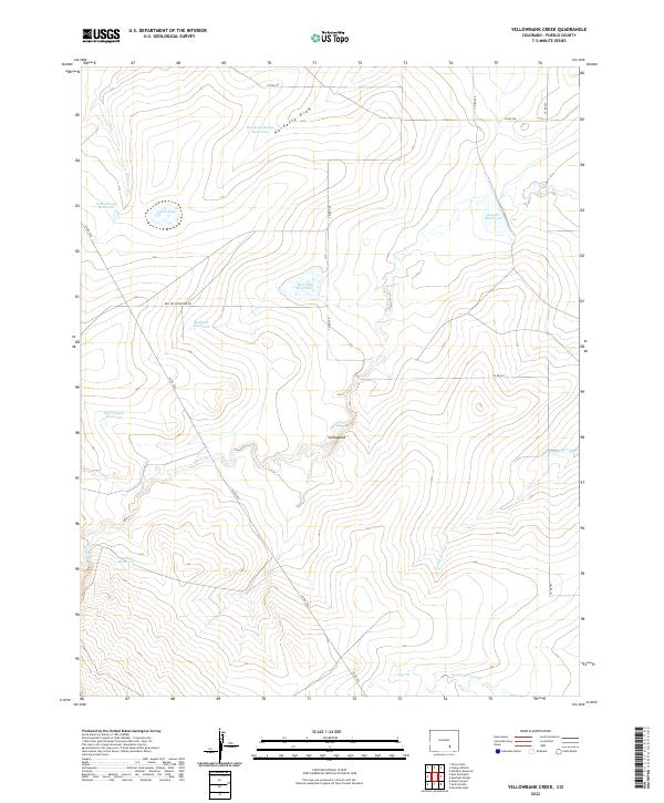 Yellowbank Creek topographic map thumbnail