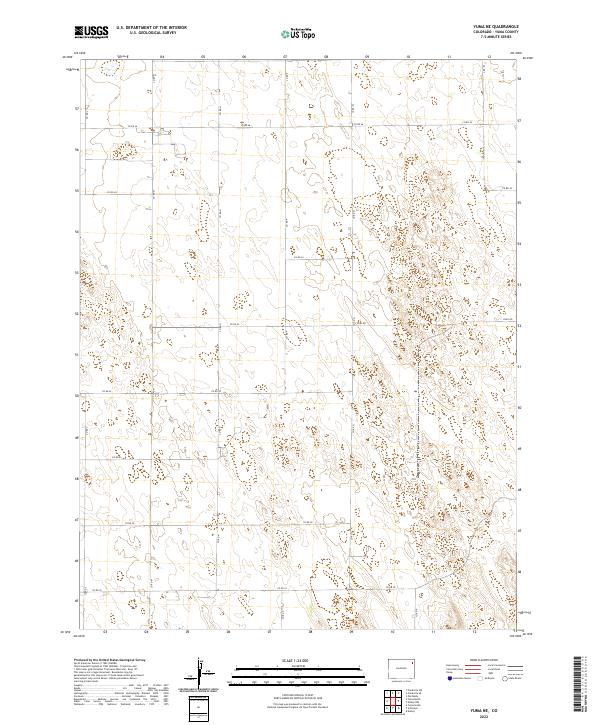 Yuma NE topographic map thumbnail