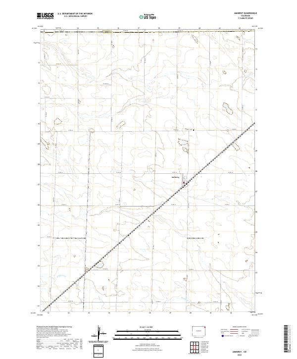 Amherst topographic map thumbnail