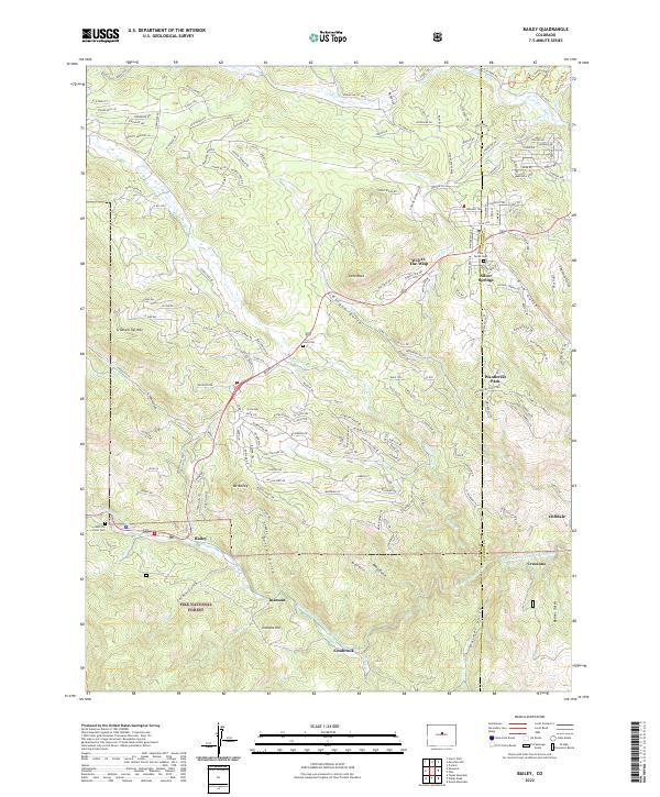 Bailey topographic map thumbnail