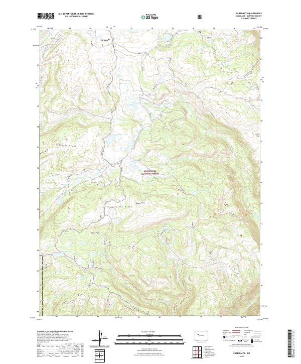 Carbonate topographic map thumbnail