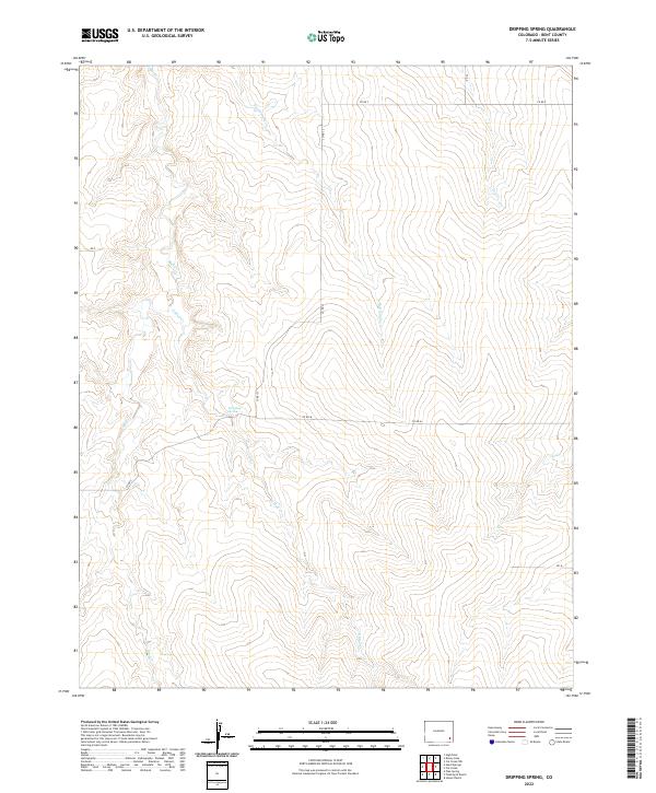 Dripping Spring topographic map thumbnail