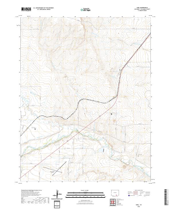 Earl topographic map thumbnail