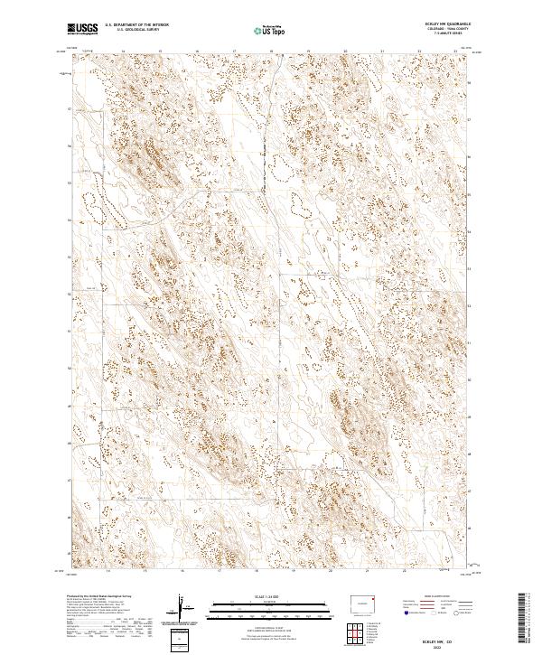 Eckley NW topographic map thumbnail