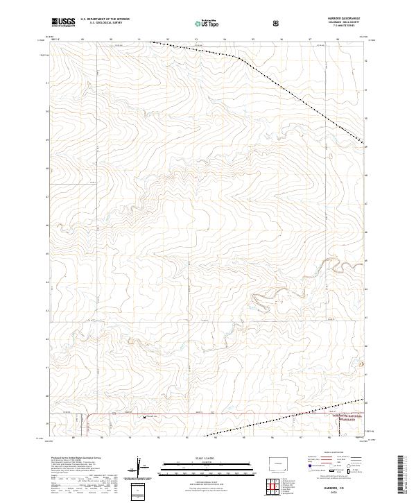 Harbord topographic map thumbnail