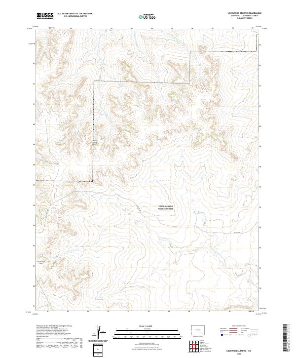 Lockwood Arroyo 2022 topographic map thumbnail