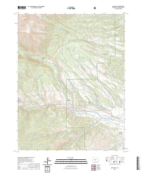 Maysville 2023 topographic map thumbnail