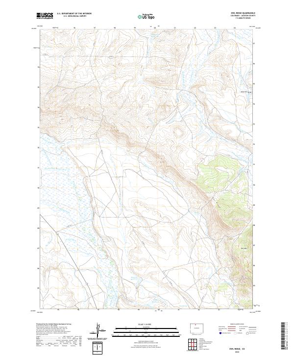 Owl Ridge 2022 topographic map thumbnail