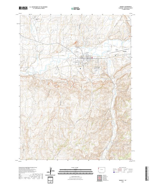 Rangely 2022 topographic map thumbnail