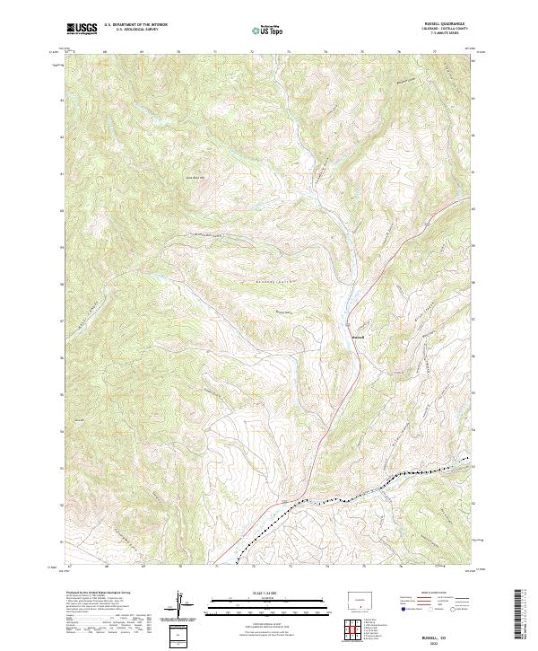 Russell 2022 topographic map thumbnail
