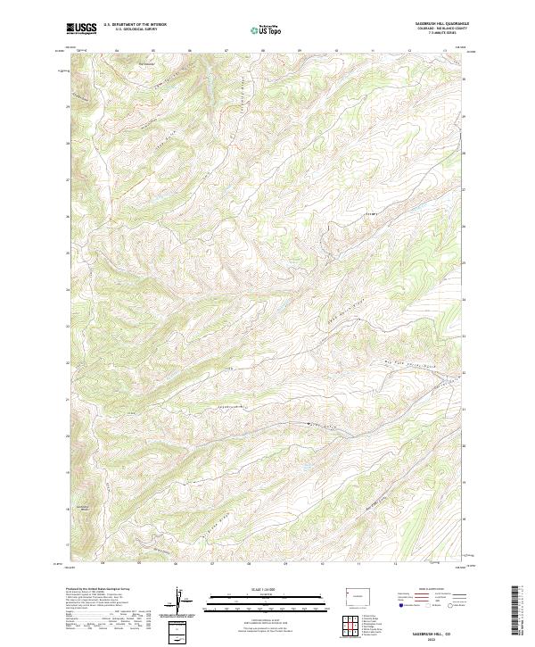 Sagebrush Hill 2022 topographic map thumbnail