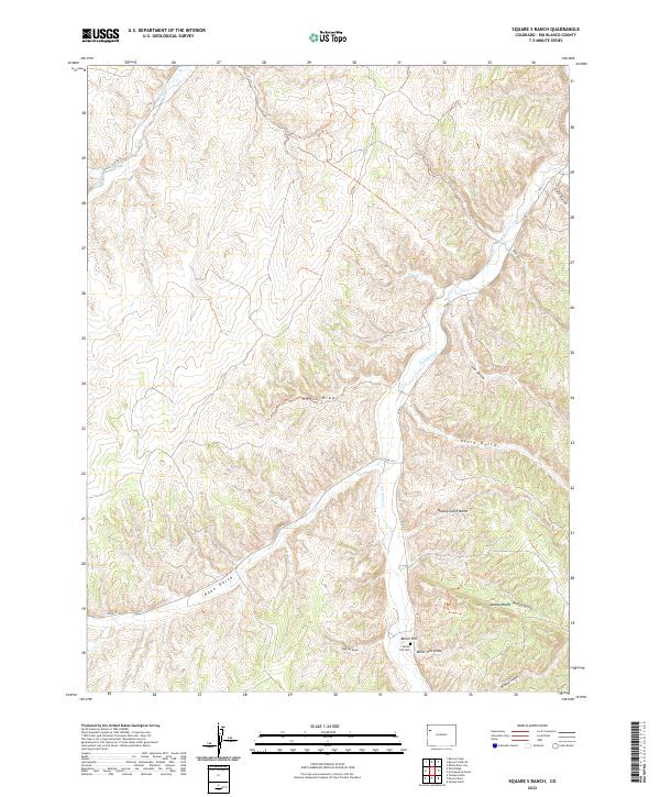 Square S Ranch 2022 topographic map thumbnail