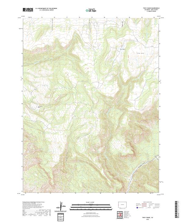 Two V Basin topographic map thumbnail