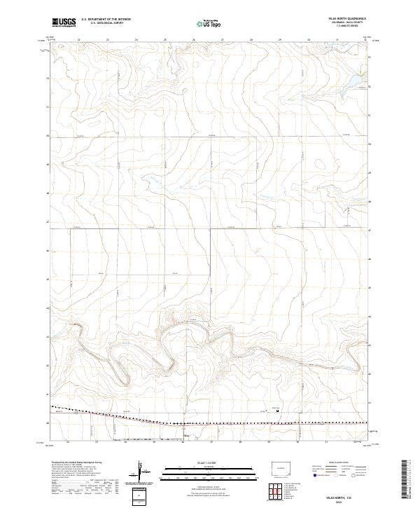 Vilas North topographic map thumbnail