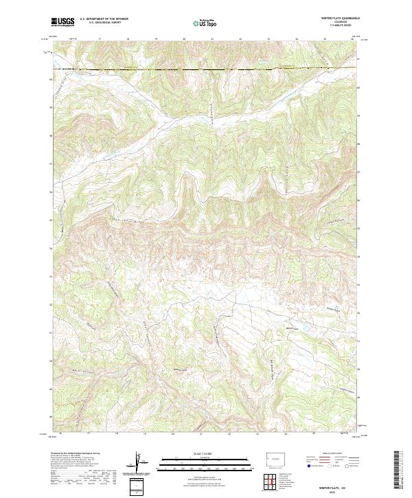 Winter Flats 2022 topographic map thumbnail
