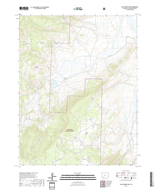 Cold Spring Park topographic map thumbnail