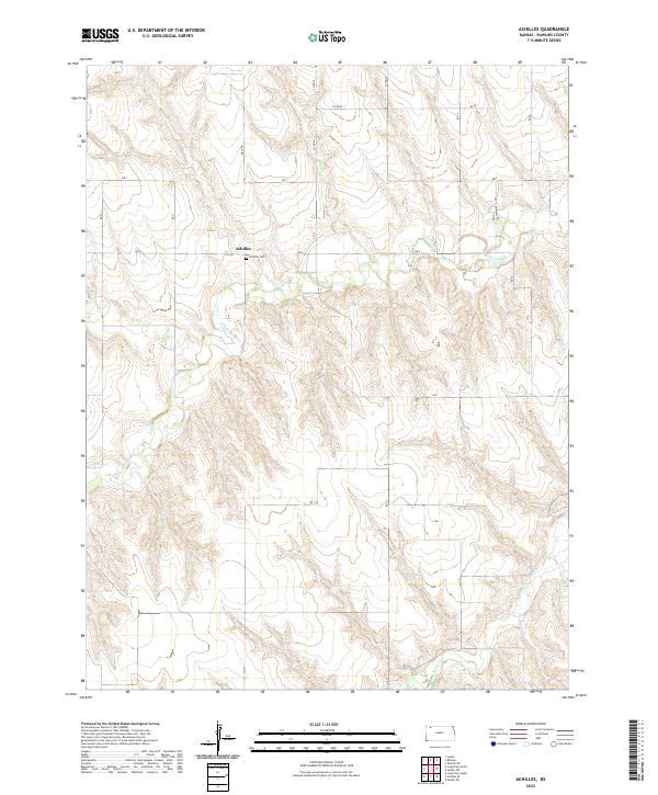 Achilles topographic map thumbnail