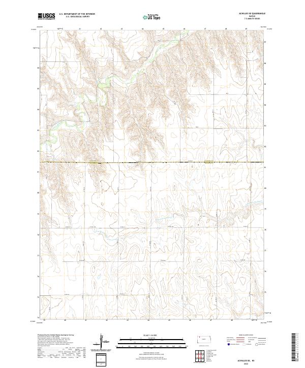 Achilles SE topographic map thumbnail