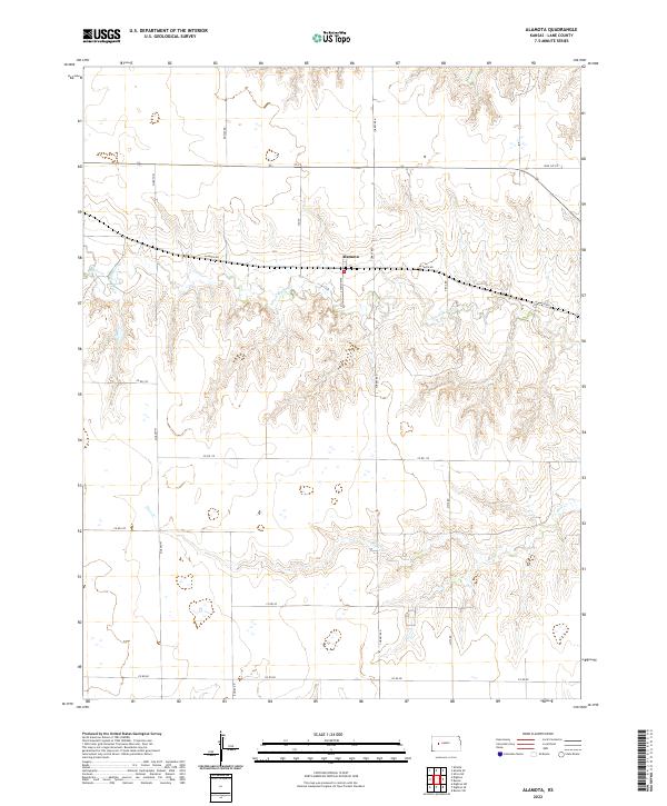 Alamota topographic map thumbnail