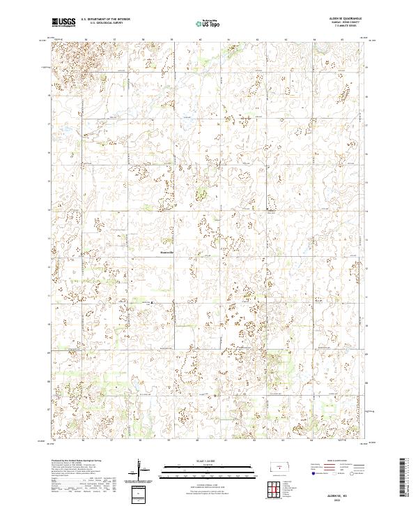 Alden SE topographic map thumbnail