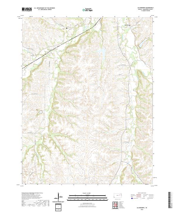 Allendorph topographic map thumbnail