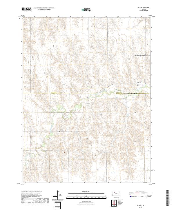 Allison topographic map thumbnail