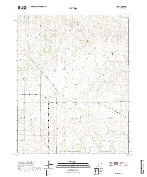 Alameda topographic map thumbnail