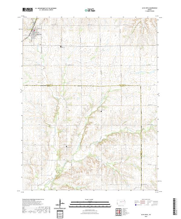 Alta Vista topographic map thumbnail