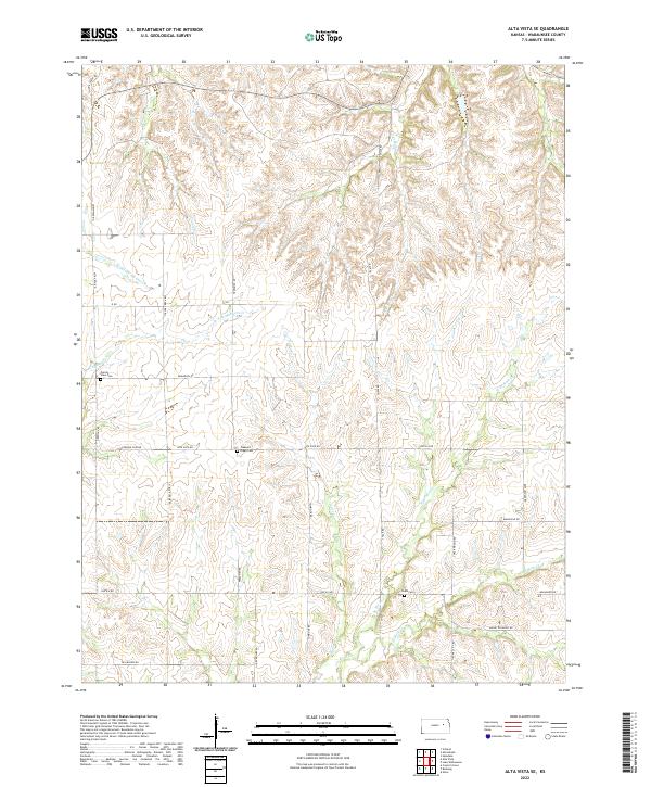 Alta Vista SE topographic map thumbnail