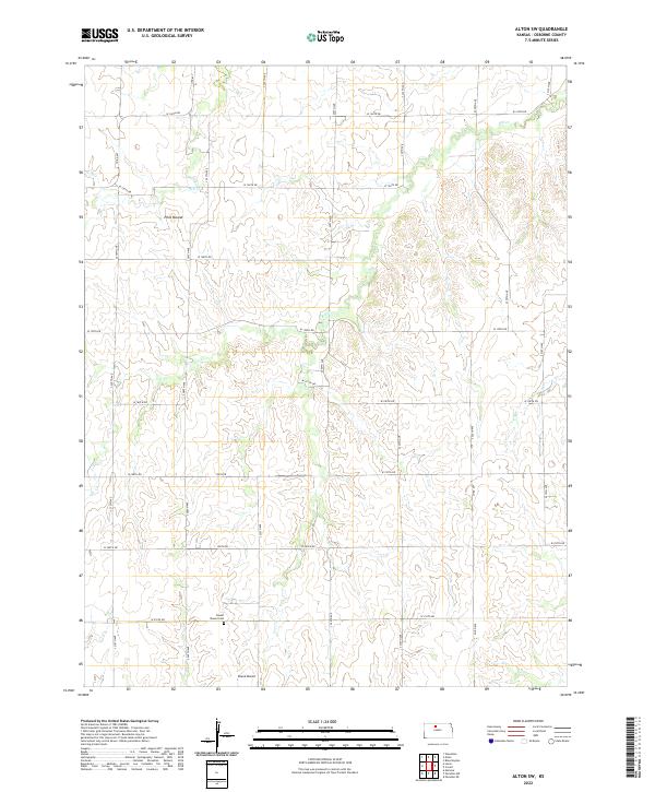 Alton SW topographic map thumbnail