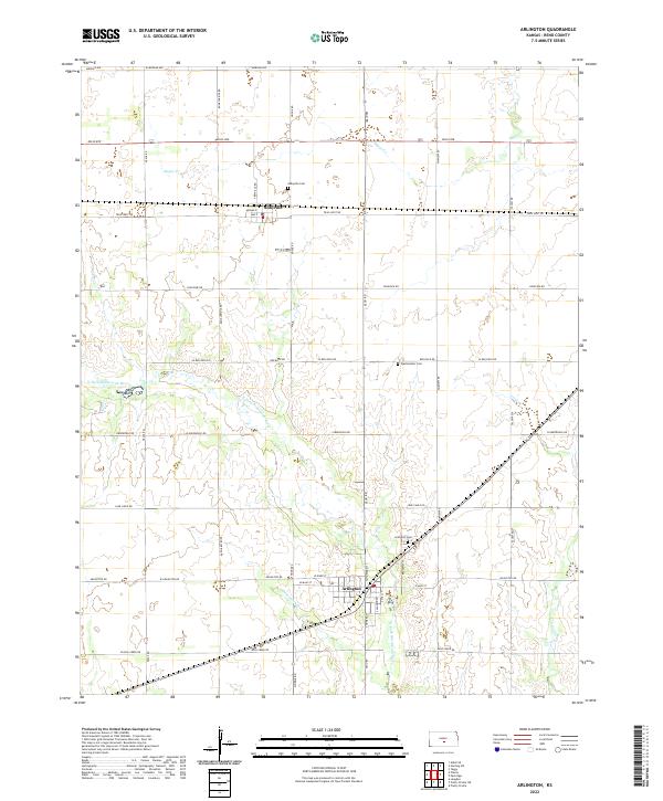 Arlington topographic map thumbnail