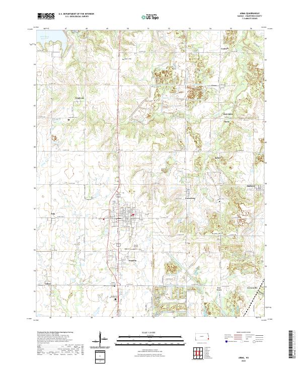 Arma topographic map thumbnail