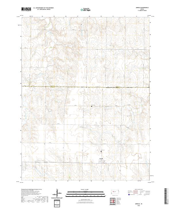 Arnold topographic map thumbnail