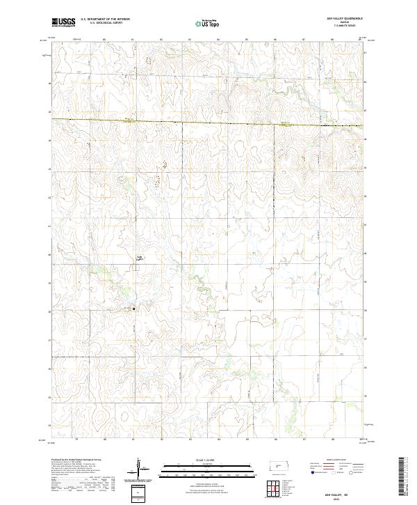 Ash Valley topographic map thumbnail