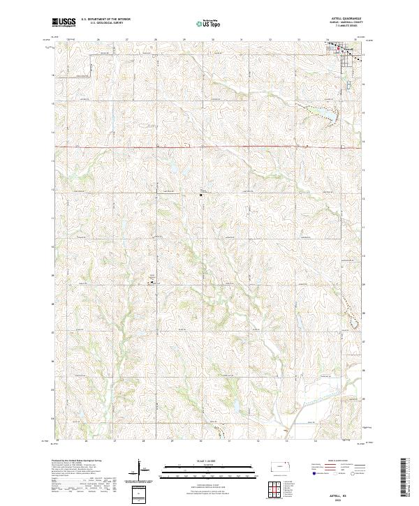 Axtell topographic map thumbnail