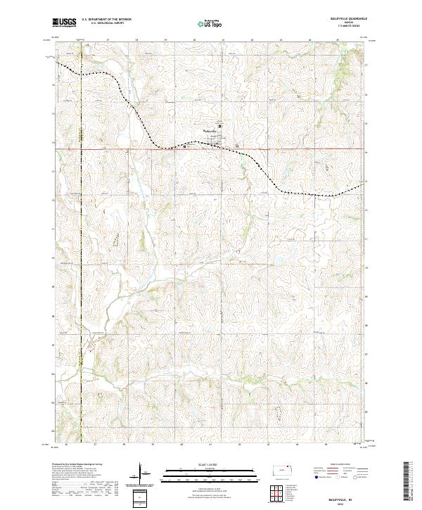 Baileyville topographic map thumbnail