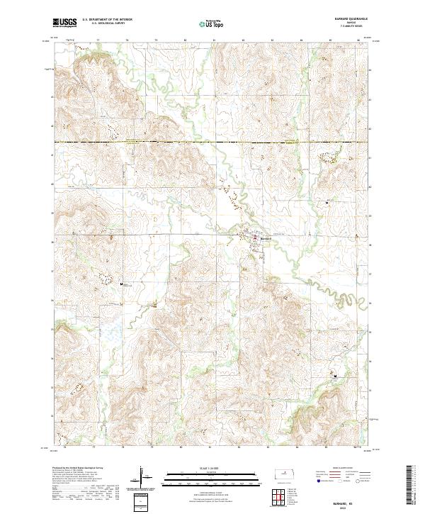Barnard topographic map thumbnail