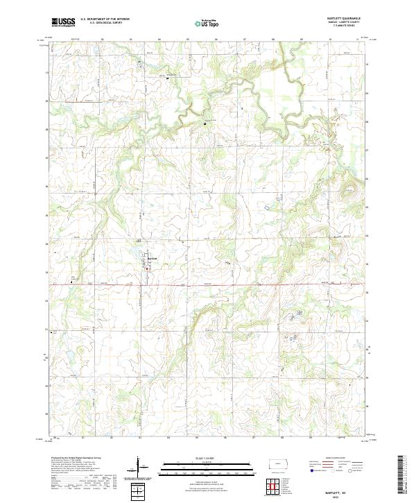 Bartlett topographic map thumbnail