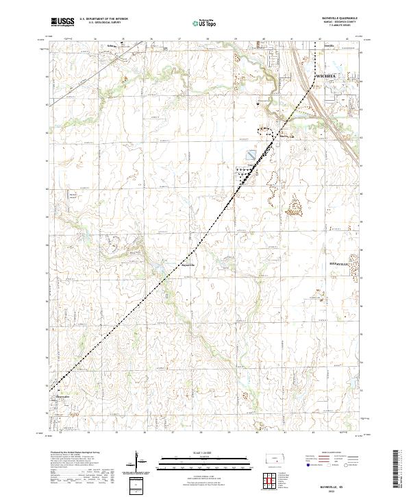 Bayneville topographic map thumbnail